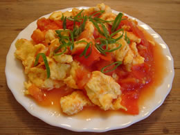 Chinesisches Tomaten-Eier-Gericht